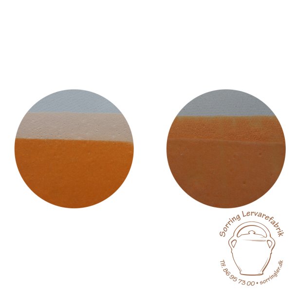 Lerfarve Orange nr. 23 1kg