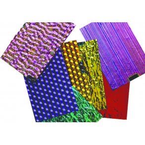 Dichroic Sort, store stykker  