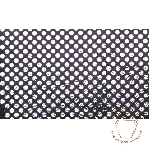 Dichroic, 1/8" Dot, Sort  nr. 916