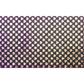 Dichroic, Hearts, Sort  nr. 925