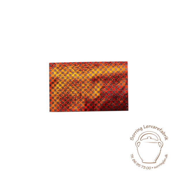 Dichroic, 1/8" Squares, Sort  nr. 993