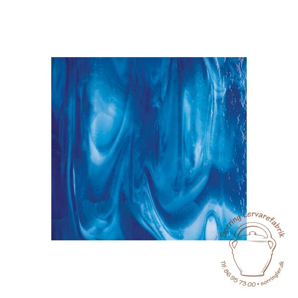 2164-30 Caribbean Blue, White