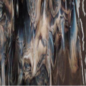 2209-30 Dark Brown, White Opal