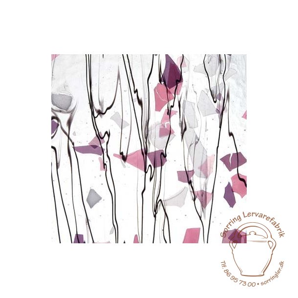 4122-30 Black str./Pink+Lilac+White conf