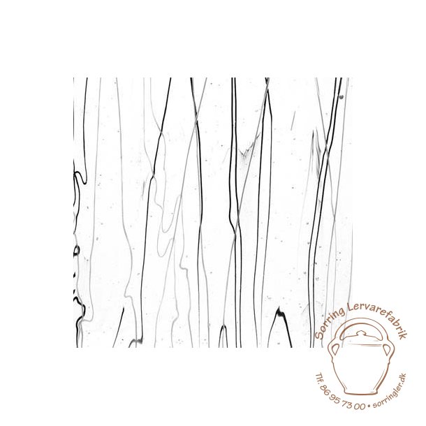 4171-30 Clear, Black/White string.