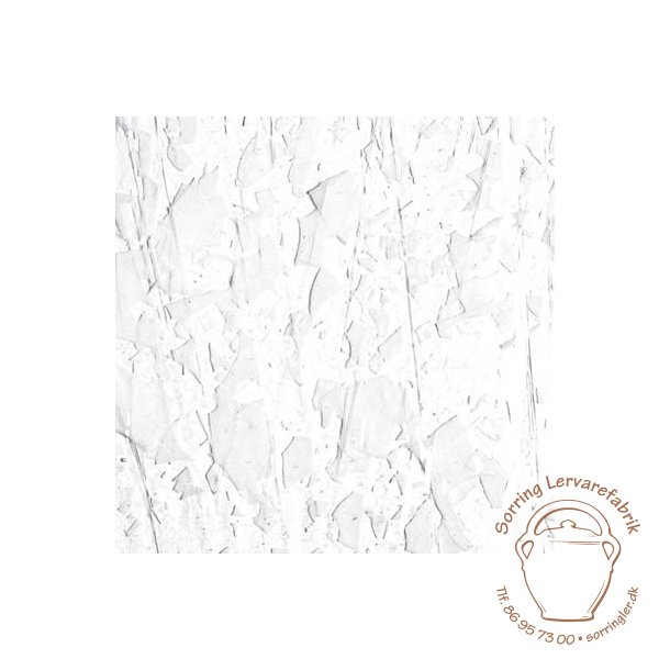 4113-30 White with clear streamers