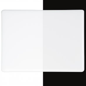 0013-50 Opaque, White 1/2 pl