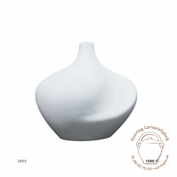 Penselglasur Hvid mat 1220-1260 �C, 500 g