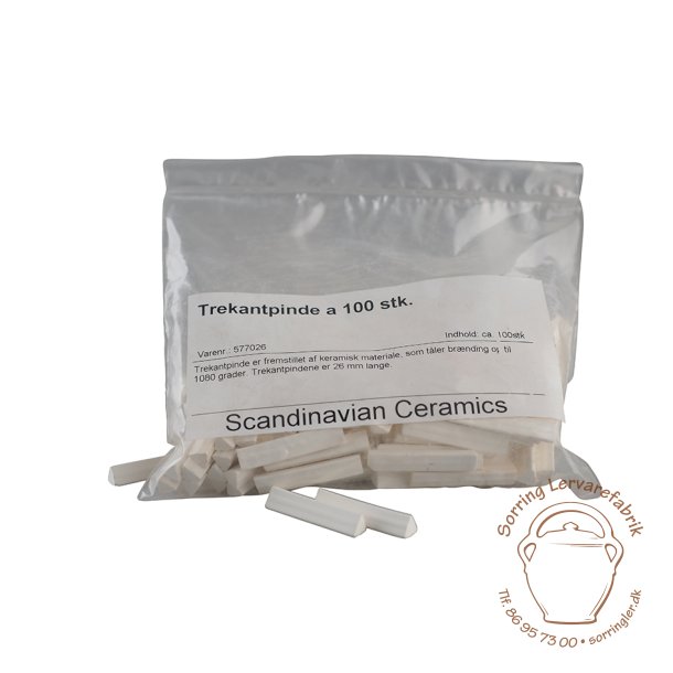 Trekantpinde, 26 mm 100 stk