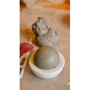 Gipsform, halvkugle, kvtseform 7cm 